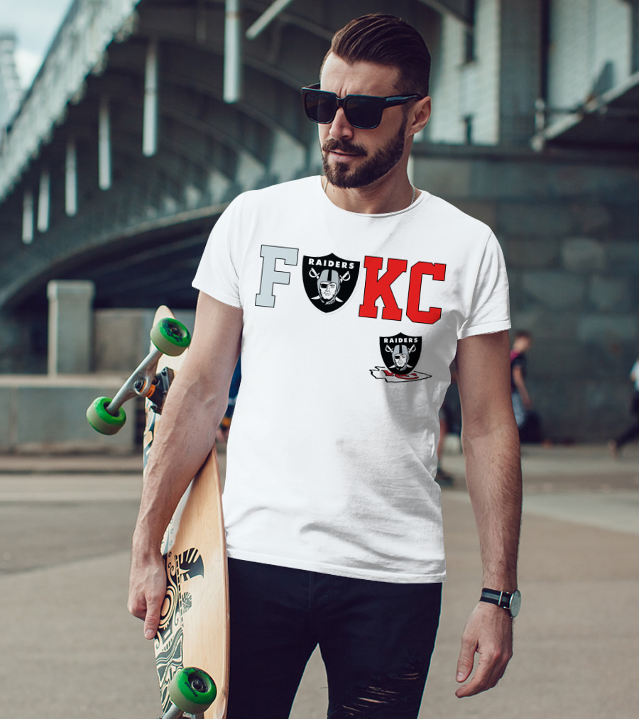F Raiders KC Chiefs T-Shirt