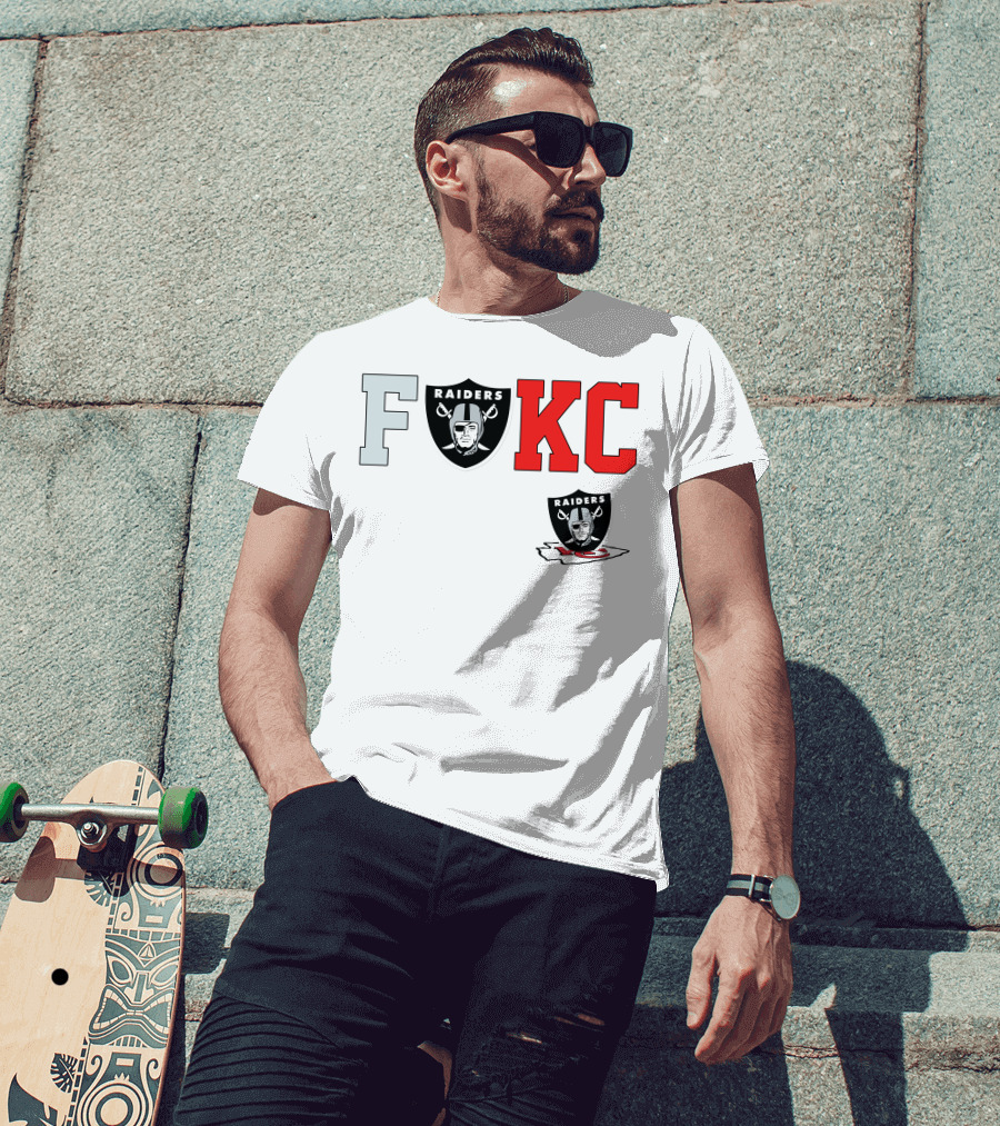 F Raiders KC Chiefs T-Shirt