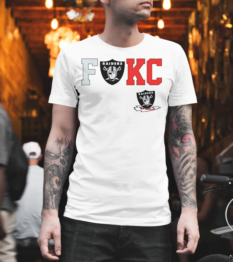 F Raiders KC Chiefs T-Shirt