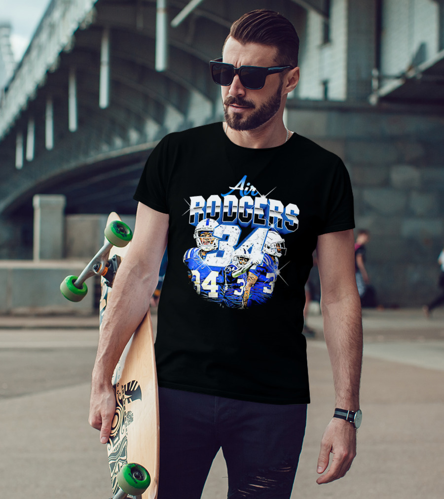 Air Rodgers 34 Indianapolis Colts Players T-Shirt