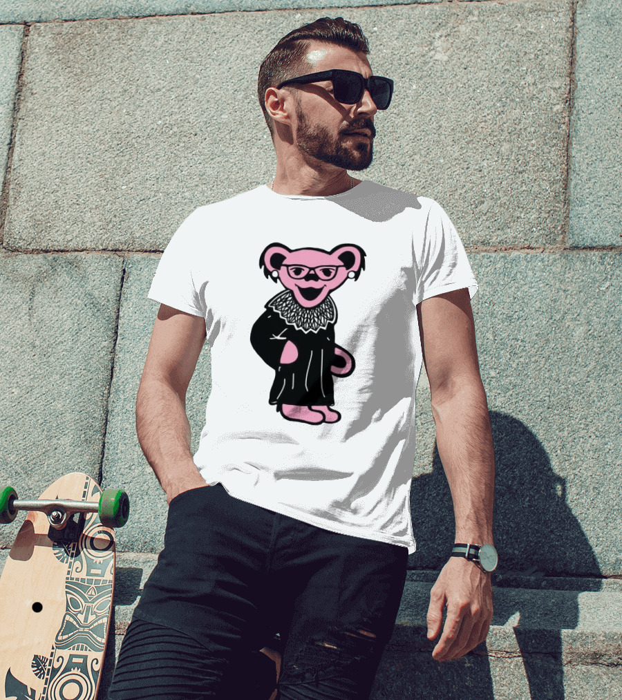 Ruth Bader Ginsburg Grateful Dead Bear T-Shirt