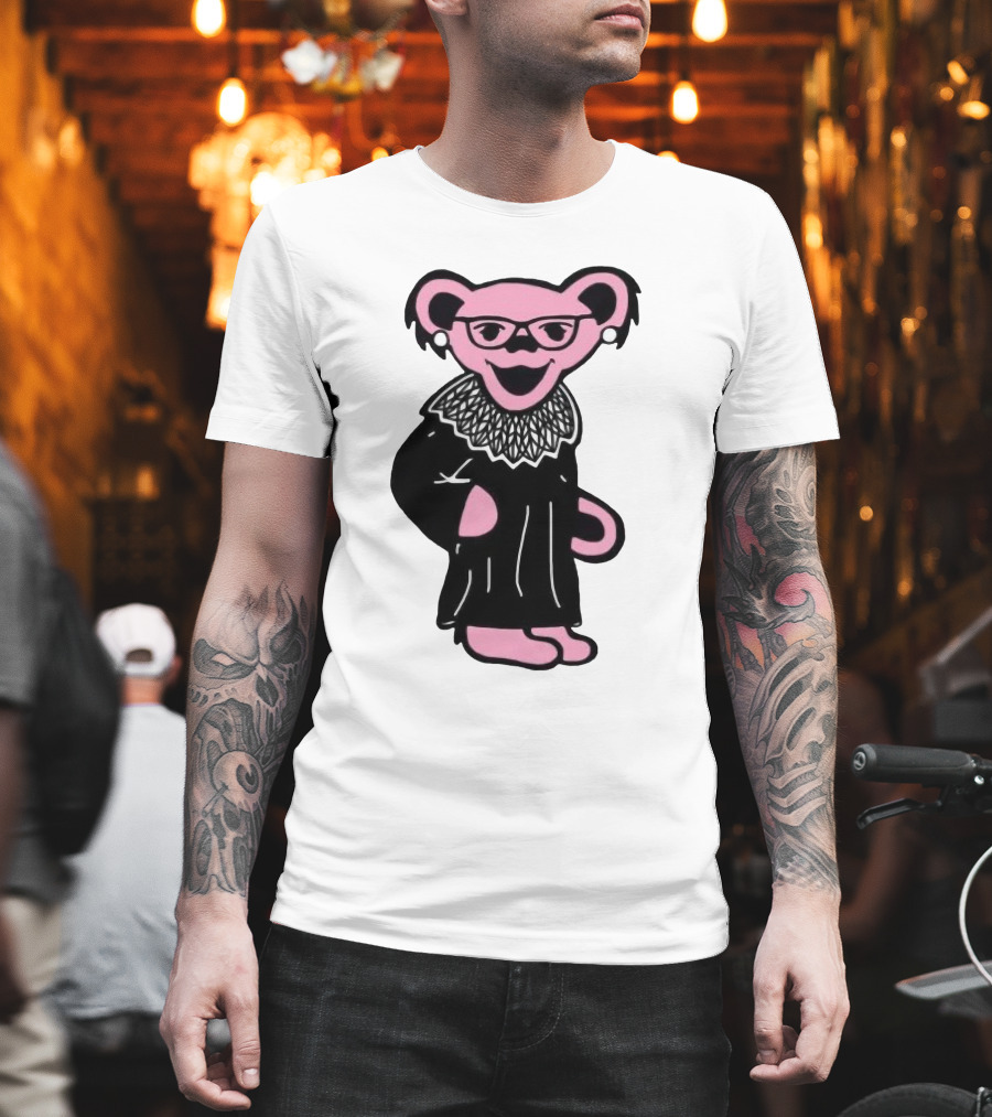 Ruth Bader Ginsburg Grateful Dead Bear T-Shirt