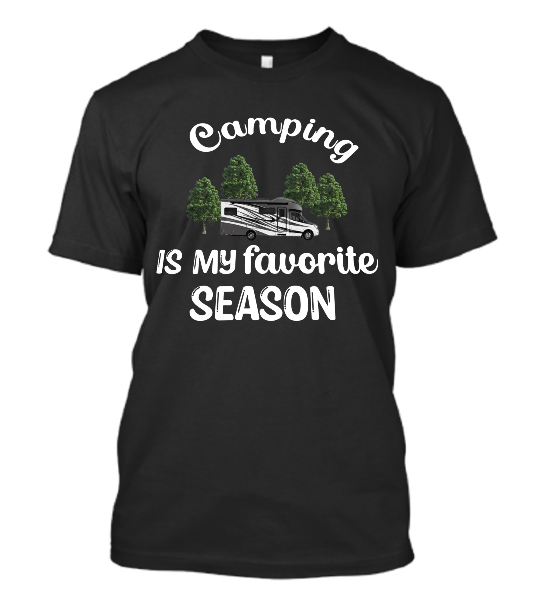 Camping Is My Favorite Season Tiffin Wayfarer Motorhome T-Shirt