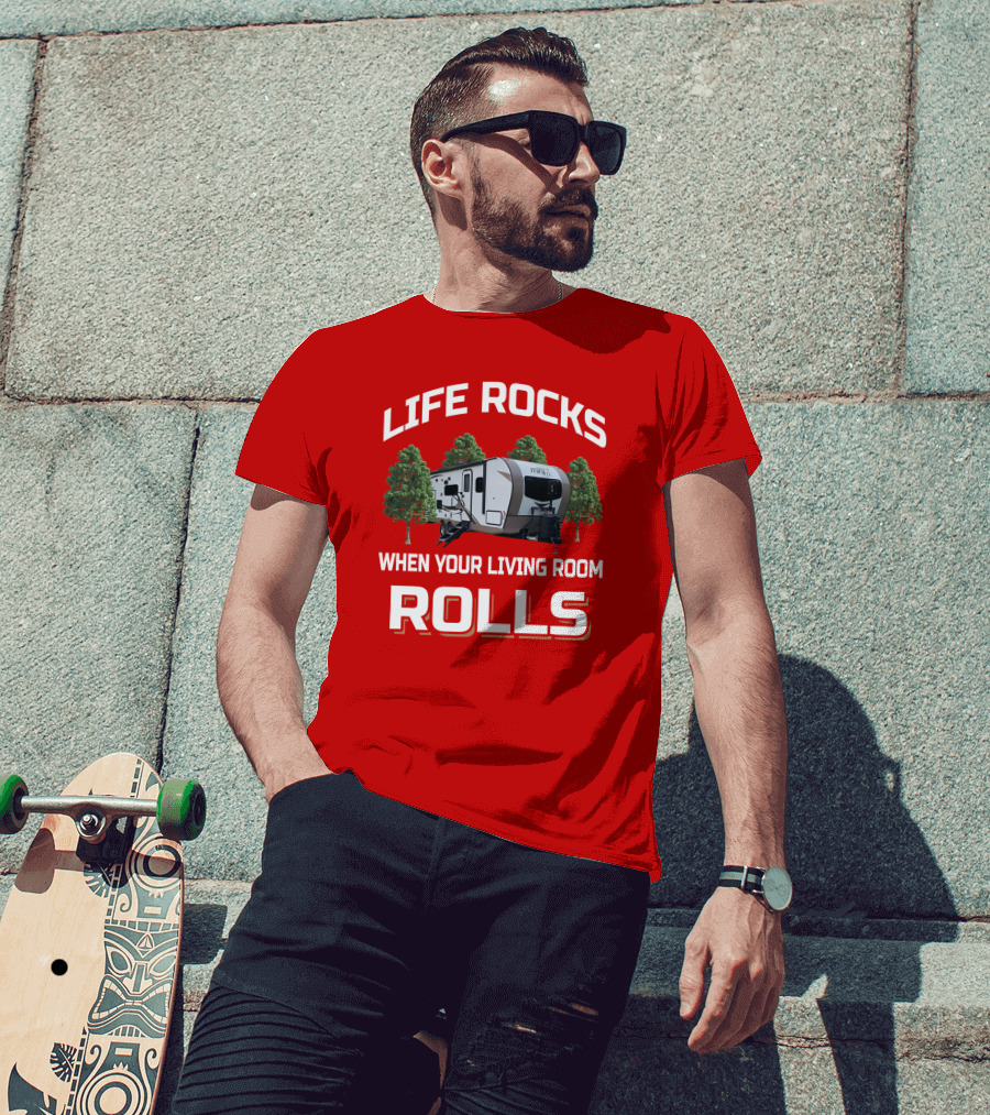 Life Rocks When Your Living Room Rolls Rockwood Mini Lite T-Shirt