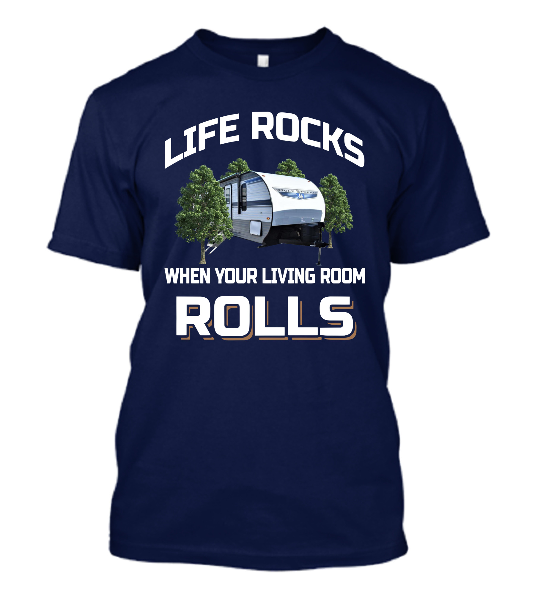 Life Rocks When Your Living Room Rolls Ameri Lite 268bh T-Shirt
