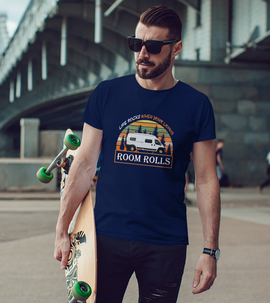 Life Rocks When Your Living Room Rolls Winnebago Solis 59P T-Shirt
