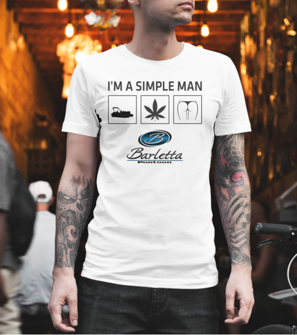 I'm a Simple Man Barletta Pontoon Leaf T-Shirt I'm a Simple Man Barletta Pontoon Leaf T-Shirt