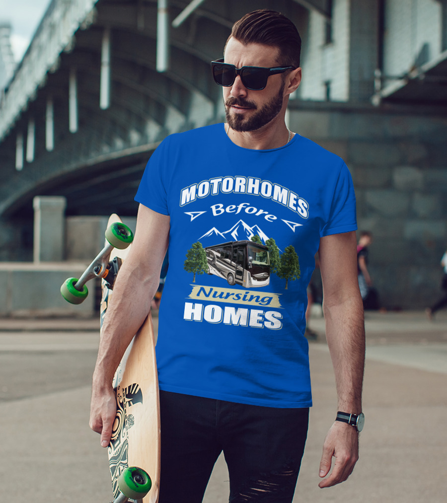 Motorhomes Before Nursing Homes Tiffin Breeze Motorhome T-Shirt