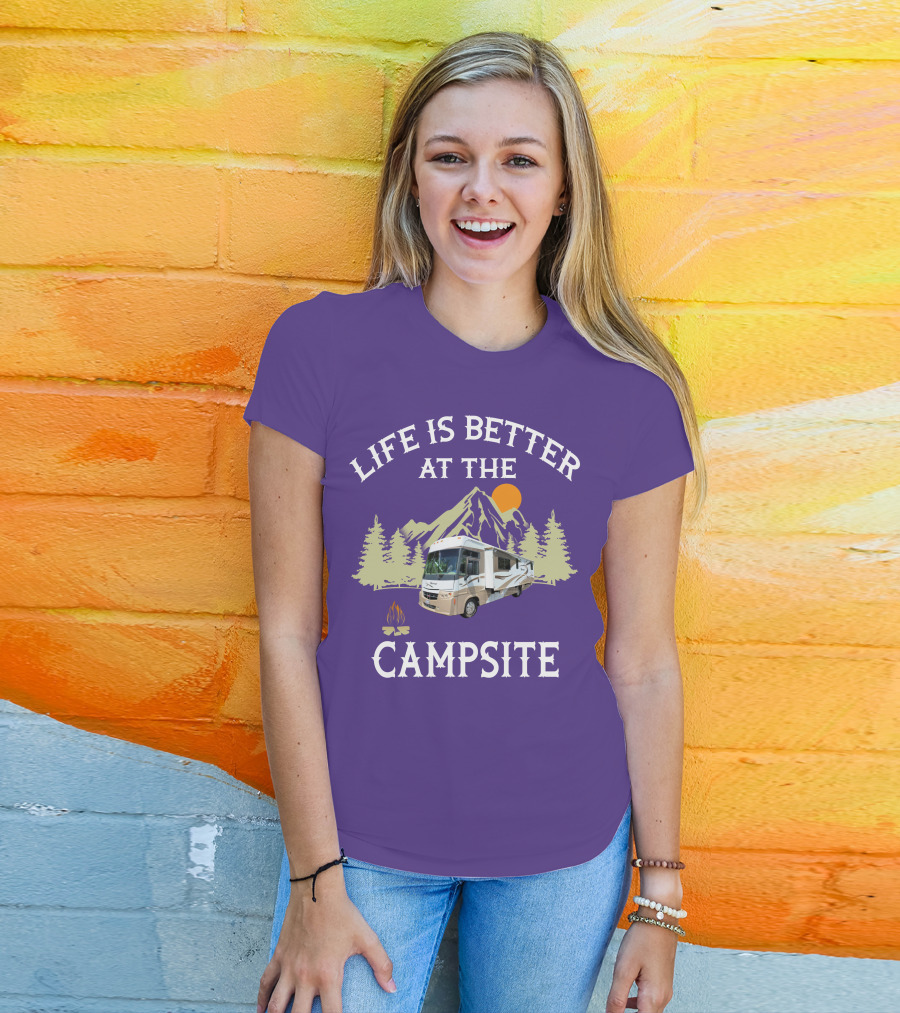 Life Is Better At The Campsite Winnebago RV Owners Group T-Shirt