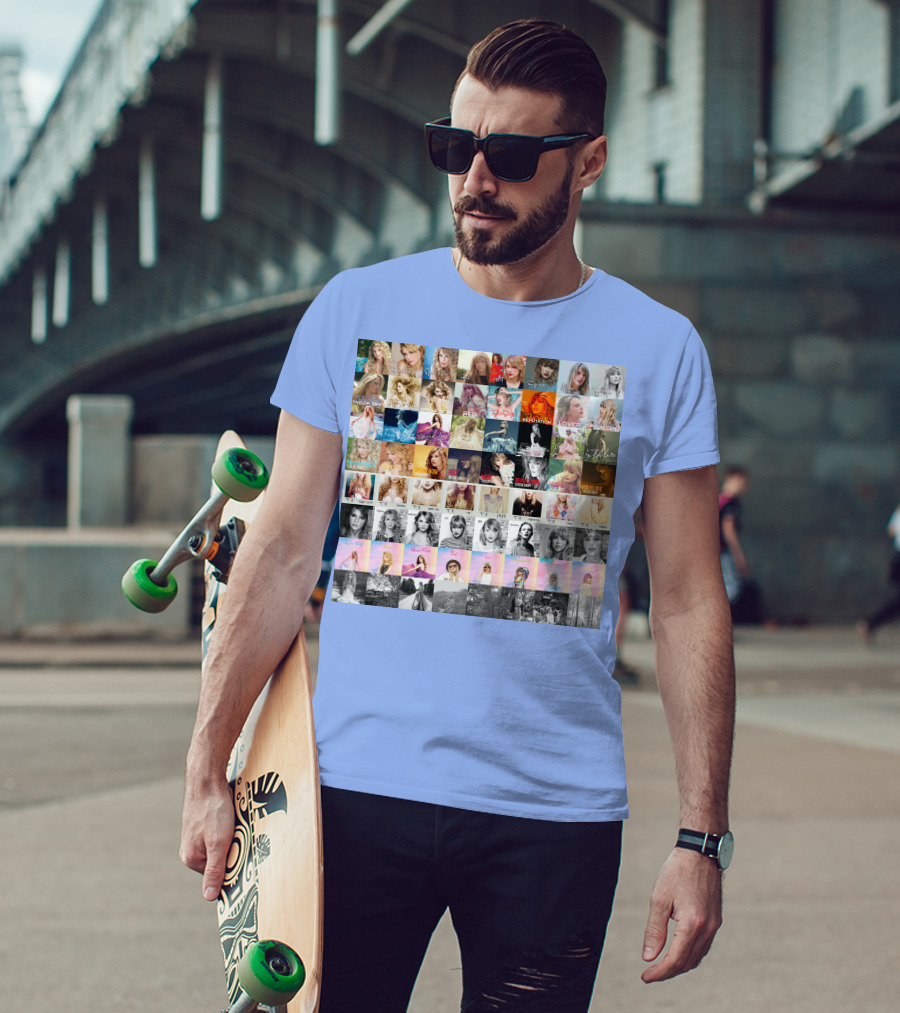 Taylor Swift Album Covers Through Each Era's T-Shirt