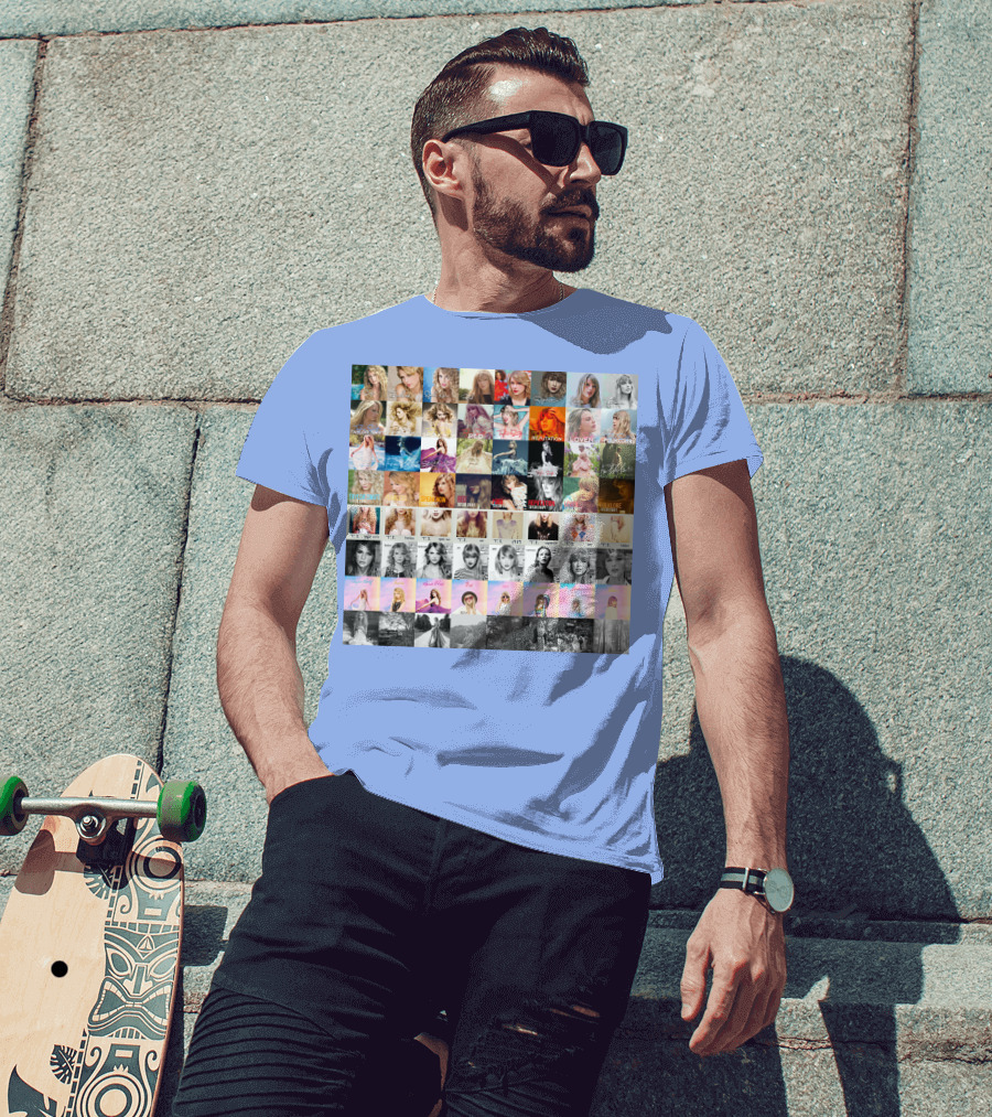Taylor Swift Album Covers Through Each Era's T-Shirt