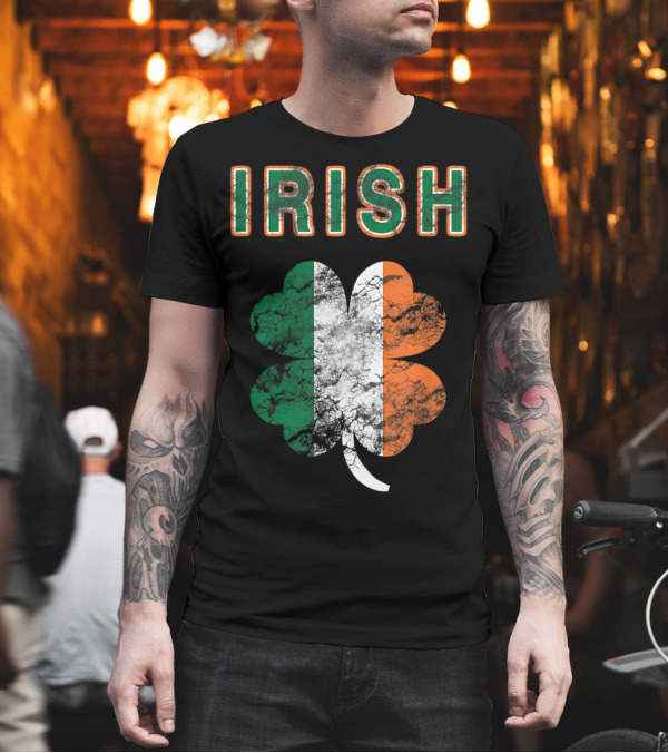 Irish Shamrock Flag T-Shirt Irish Shamrock Flag T-Shirt
