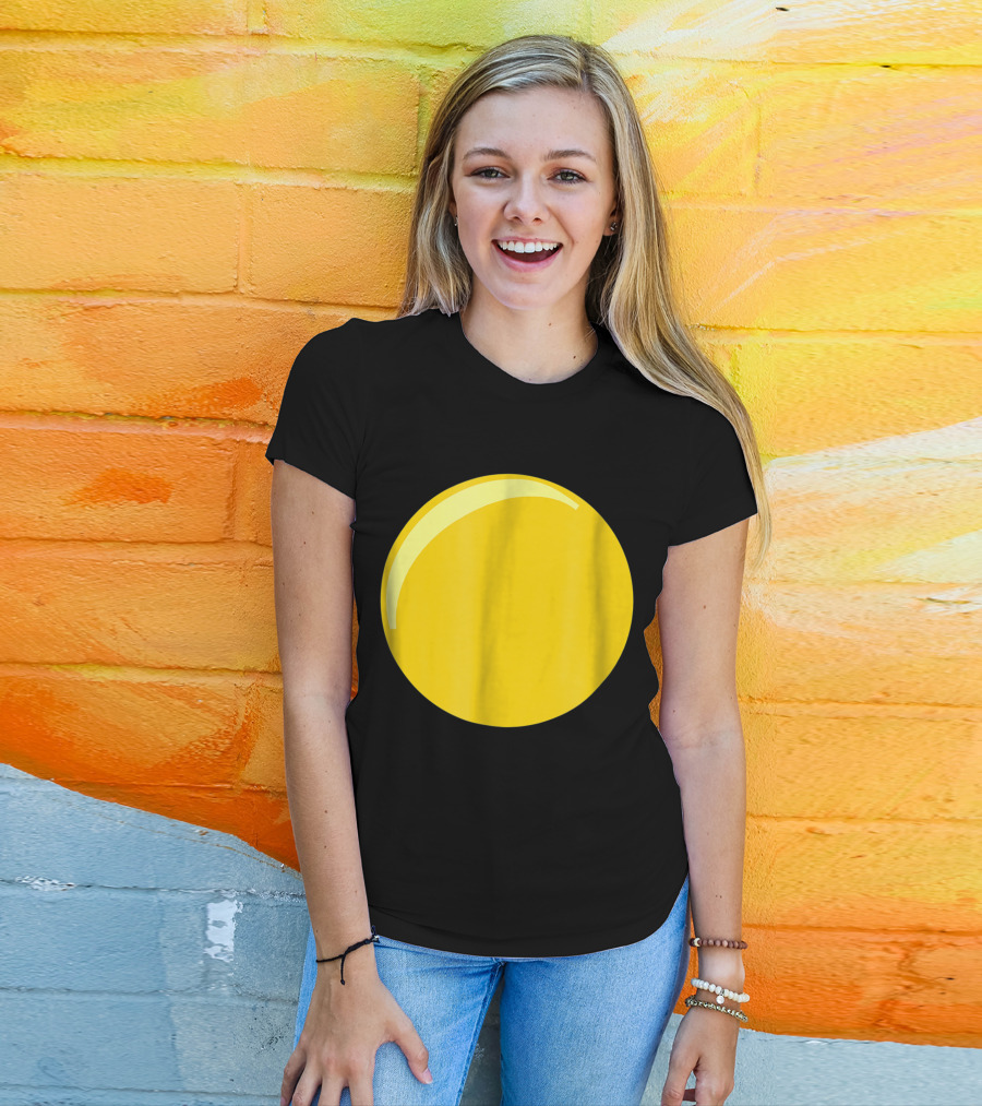 Deviled Egg Funny Halloween Fried Egg Moon T-Shirt