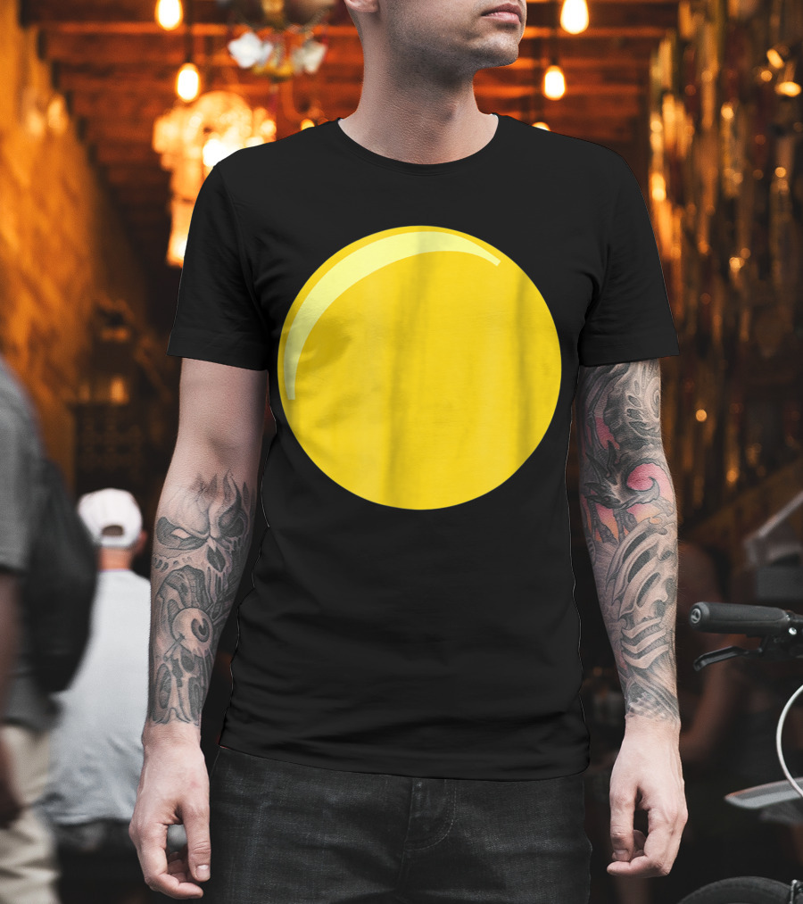 Deviled Egg Funny Halloween Fried Egg Moon T-Shirt