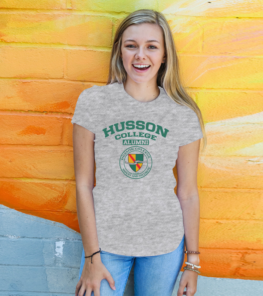 Husson College Alumni Safety And Security 1898 Character Humility T-Shirt