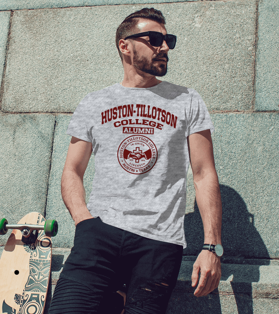 Huston Tillotson College Alumni Strength Austin Texas 1875 1876 T-Shirt