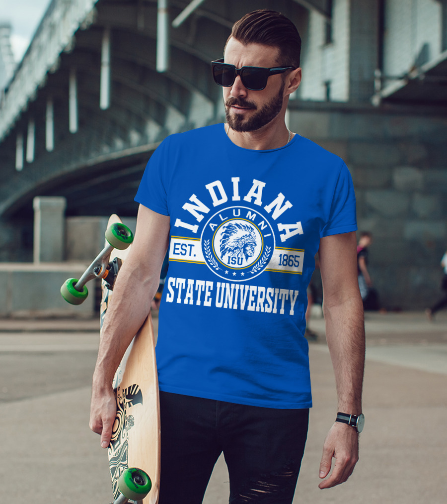 Indiana State University Alumni ISU Est. 1865 T-Shirt