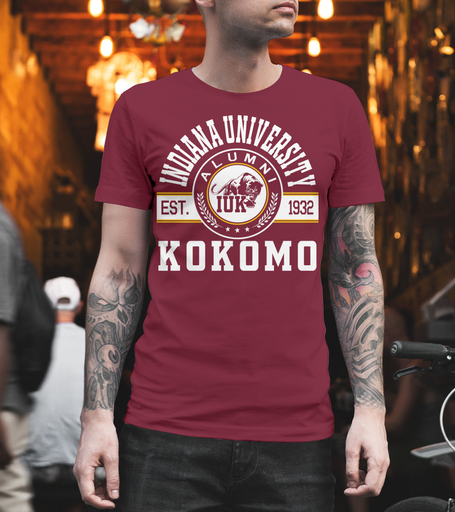 Indiana University Kokomo Alumni IUK Est. 1932 T-Shirt