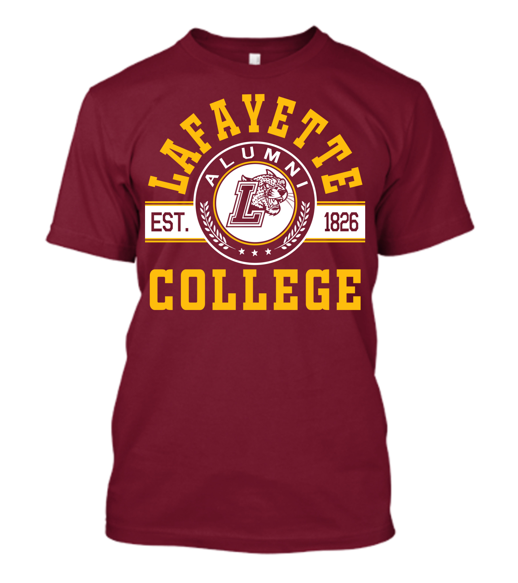 Lafayette College Alumni Est. 1826 Leopard T-Shirt