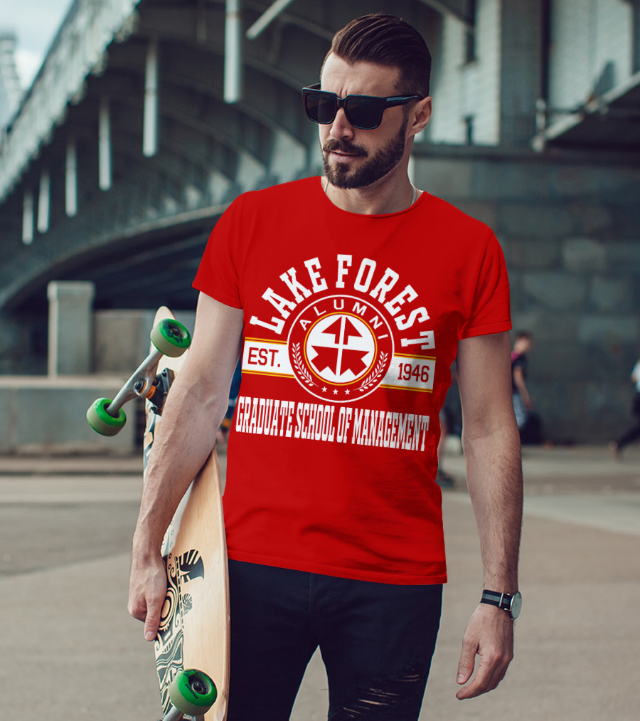 Lake Forest Alumni Est. 1946 Graduate School Of Management T-Shirt