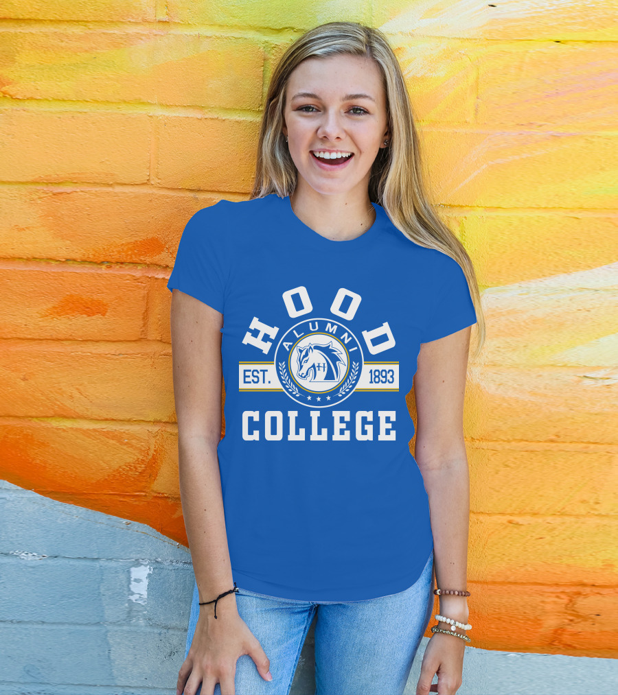 Hood College Alumni Est. 1893 Mustang Crest T-Shirt