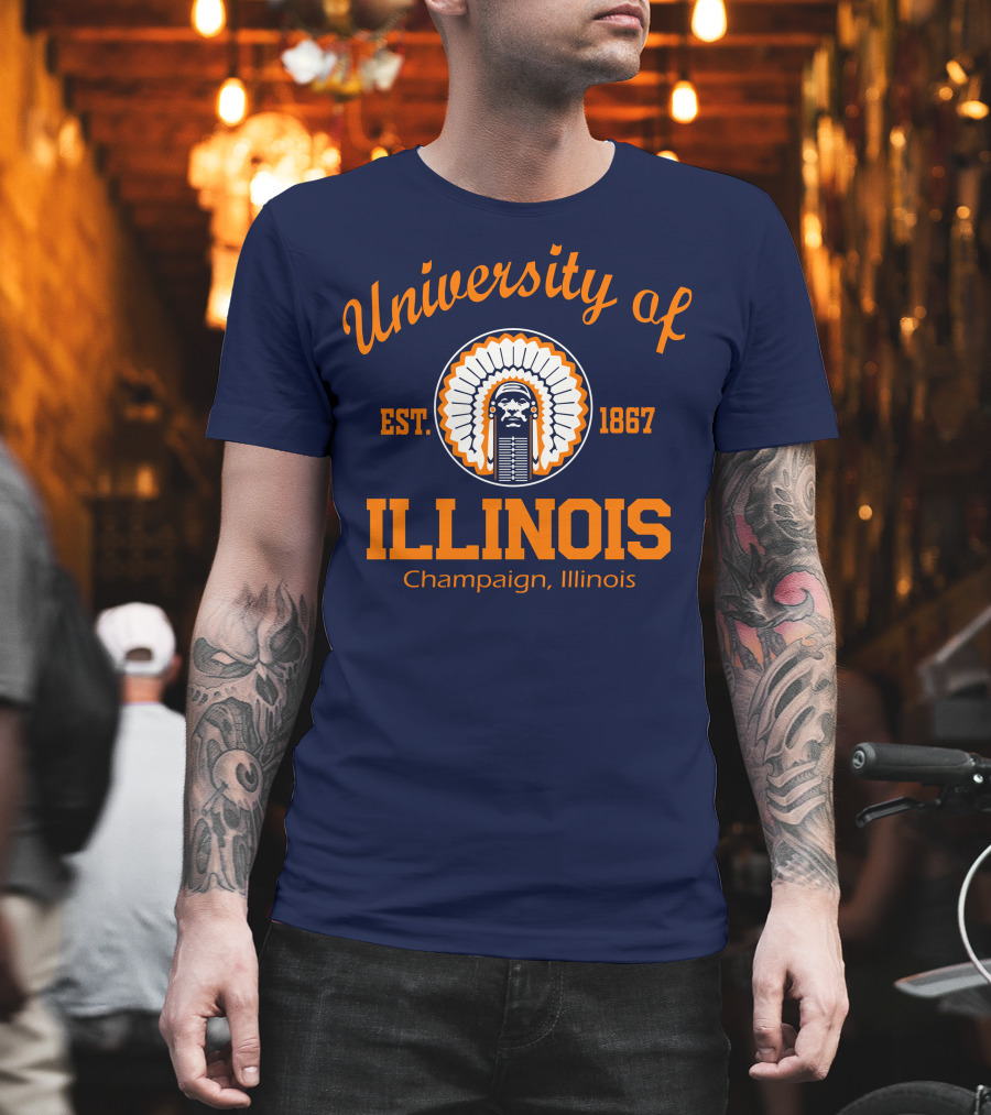 University Of Illinois Est. 1867 Champaign Illinois T-Shirt