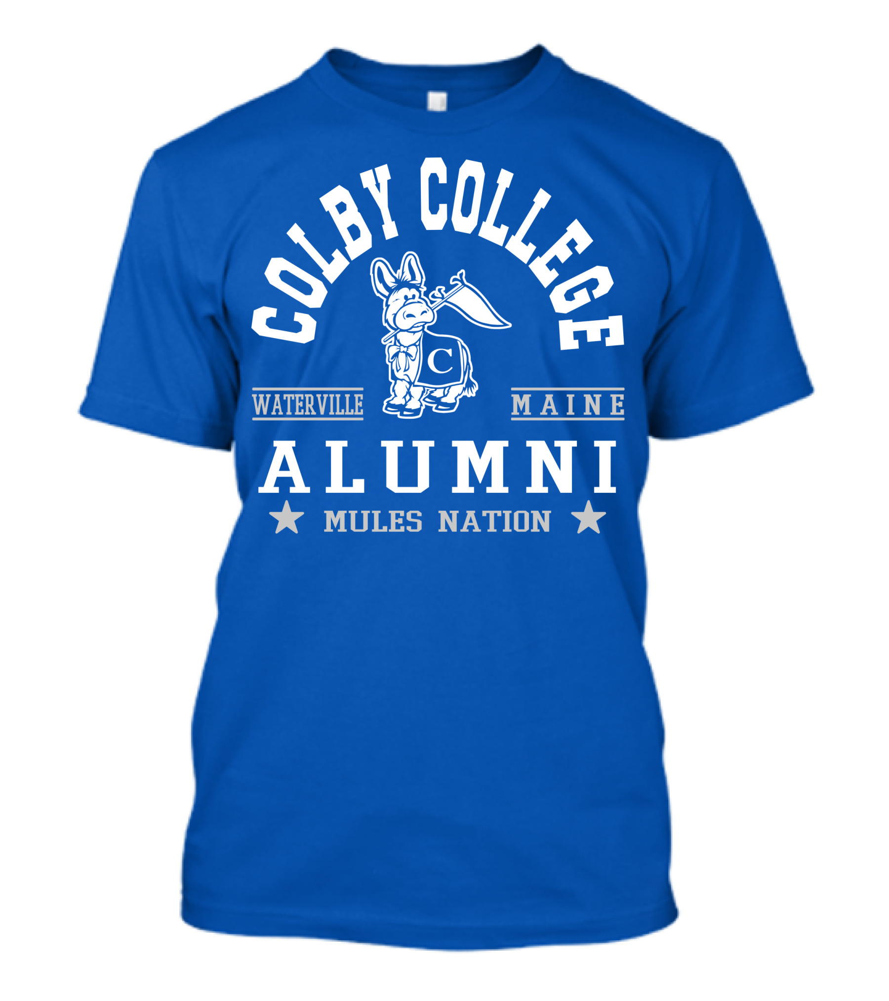 Colby College Waterville Maine Alumni Mules Nation T-Shirt
