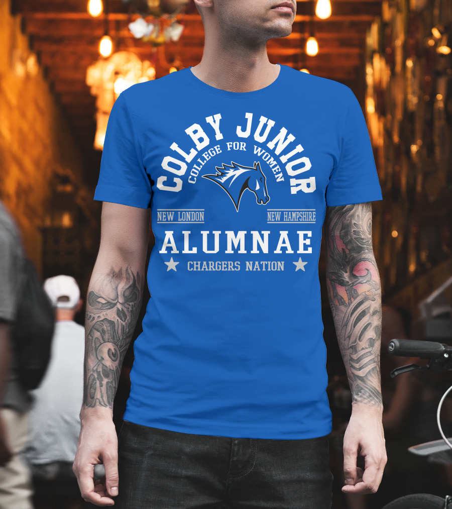 Colby Junior College For Women Alumnae Chargers Nation New London New Hampshire T-Shirt