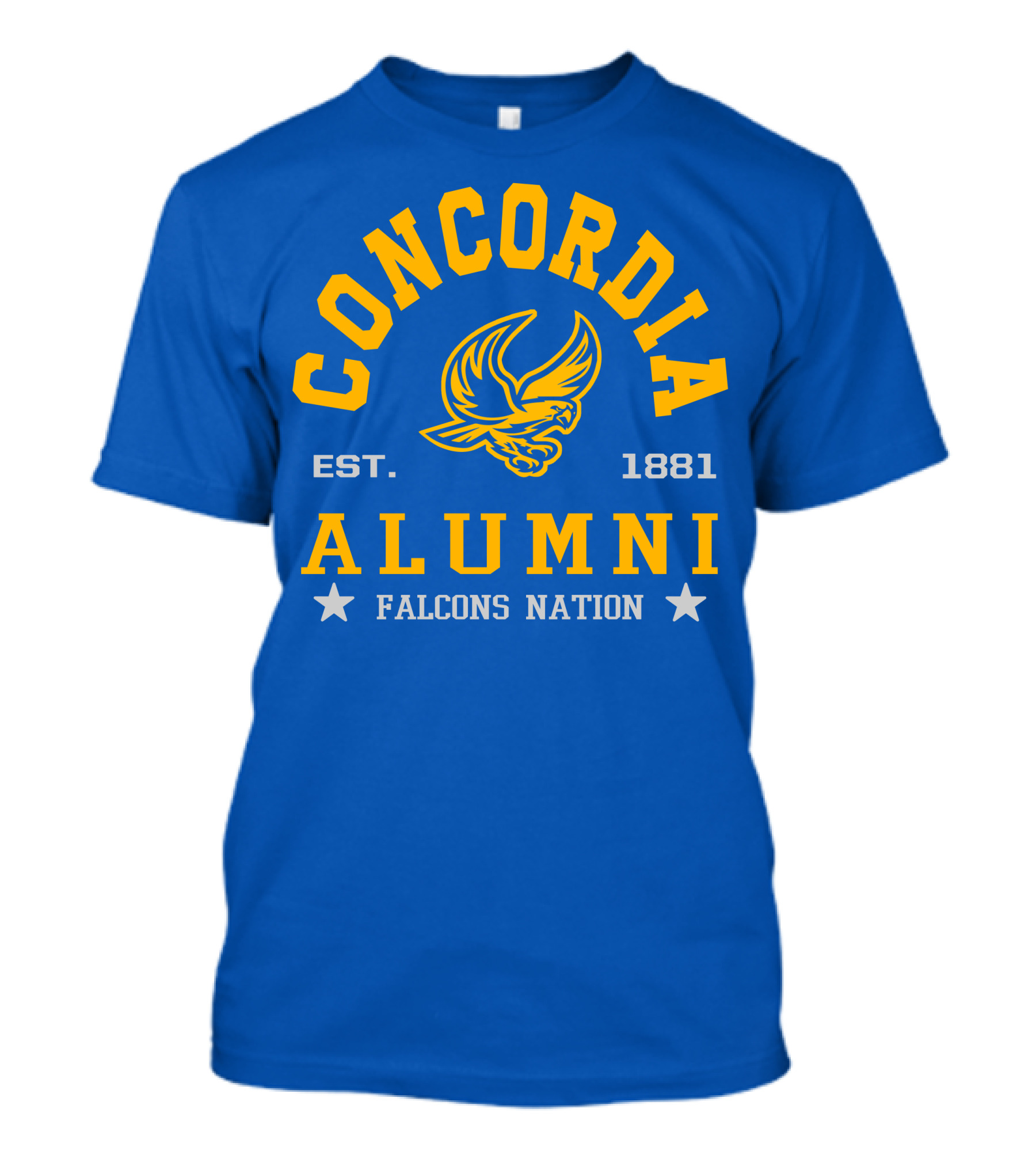 Concordia Alumni Falcons Nation Est. 1881 T-Shirt