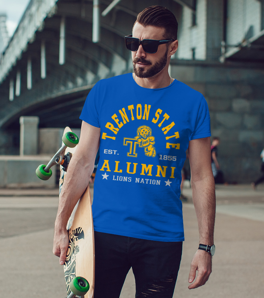 Trenton State College Alumni Lions Nation Est. 1855 T-Shirt