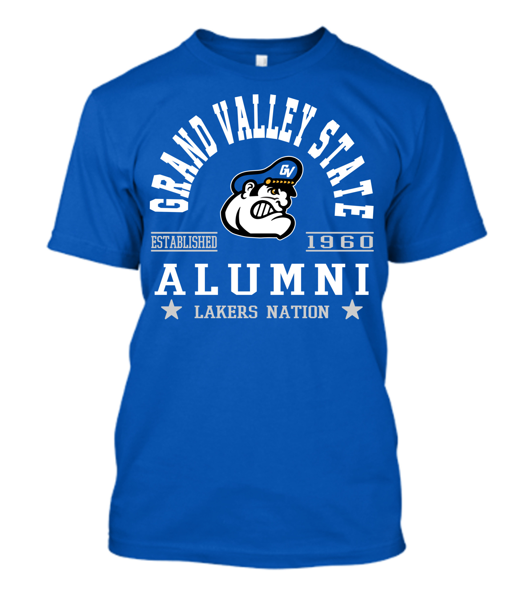 Grand Valley State Alumni Established 1960 Lakers Nation T-Shirt