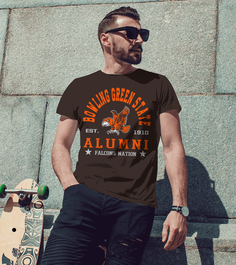 Bowling Green State University Falcons Alumni Est. 1910 Nation T-Shirt