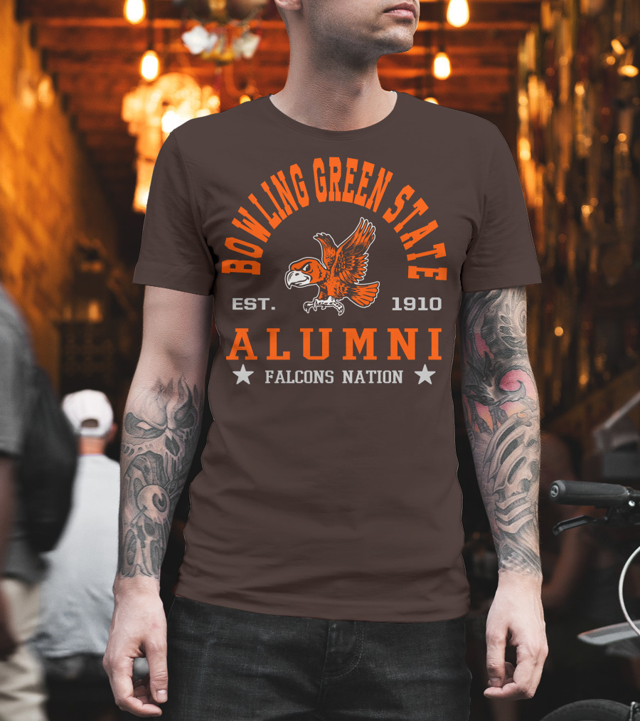 Bowling Green State University Falcons Alumni Est. 1910 Nation T-Shirt
