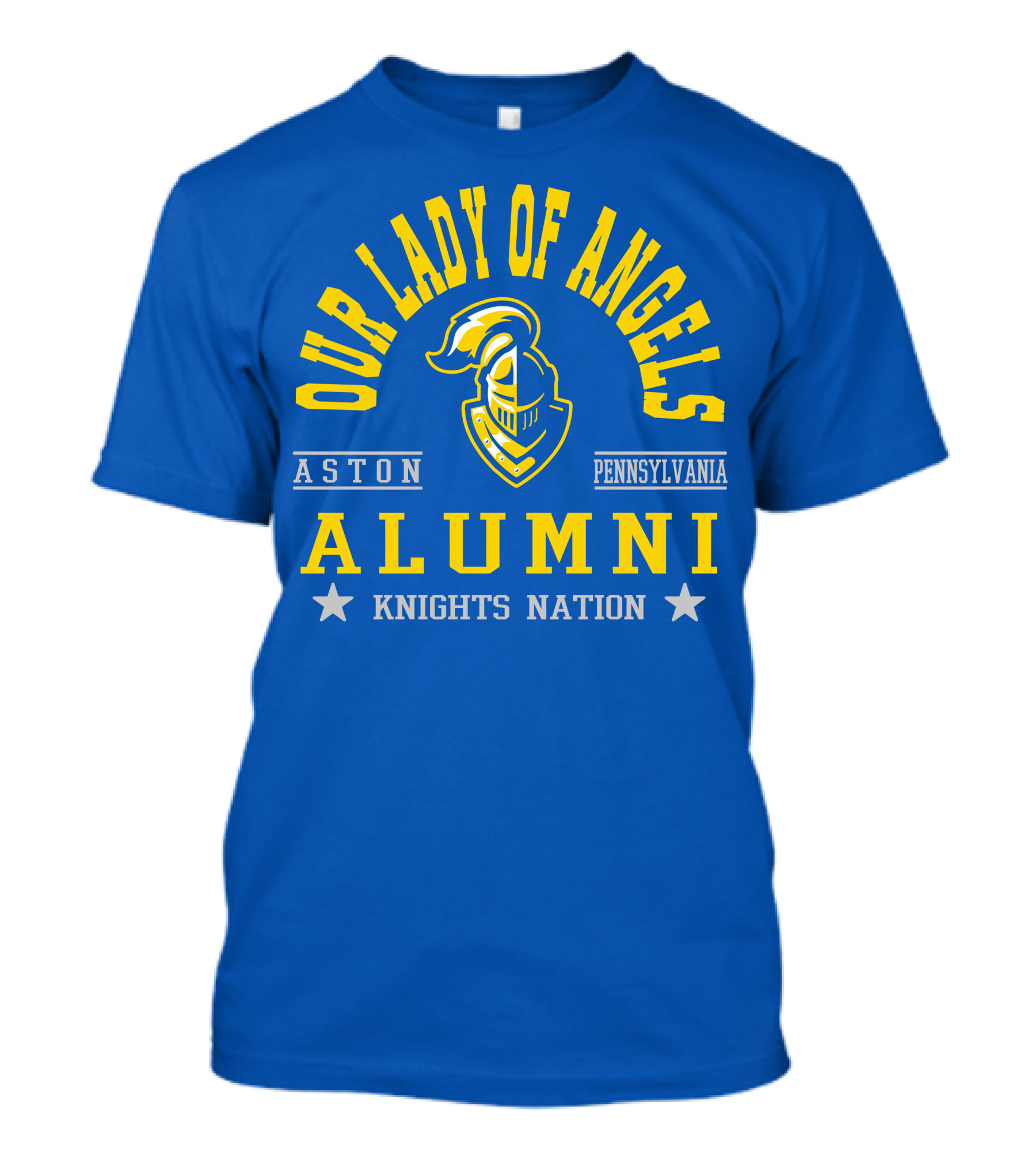 Our Lady Of Angels Aston Pennsylvania Alumni Knights Nation T-Shirt