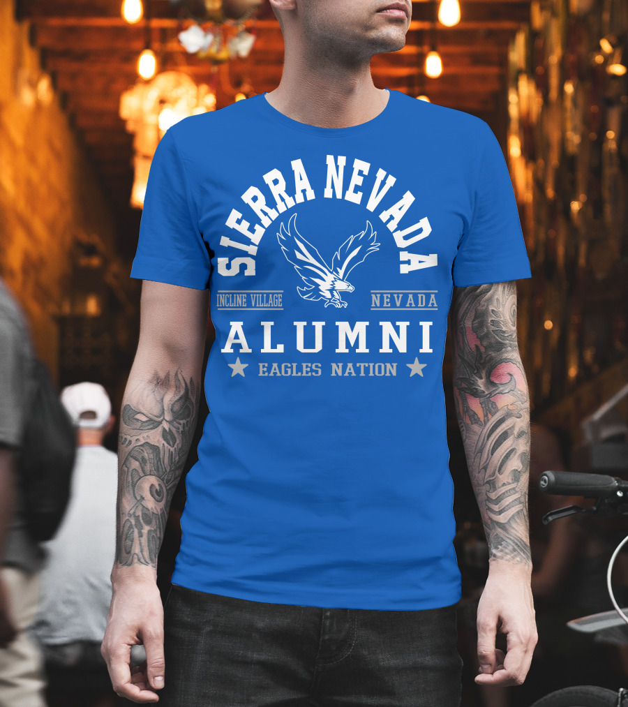 Sierra Nevada Incline Village Alumni Eagles Nation Nevada T-Shirt
