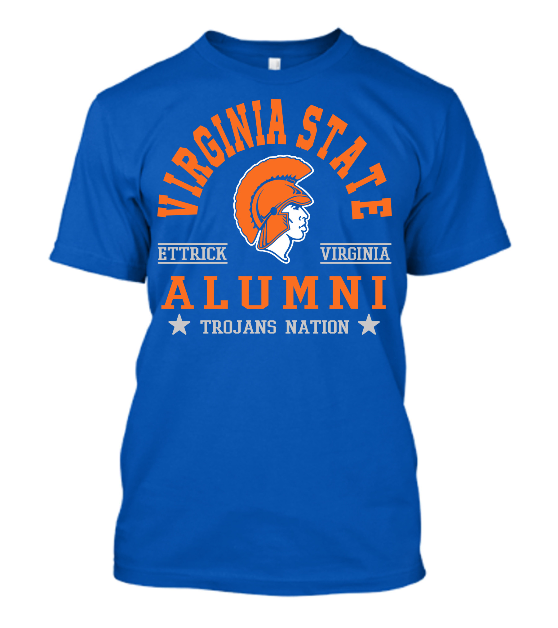 Virginia State Ettrick Alumni Trojans Nation T-Shirt
