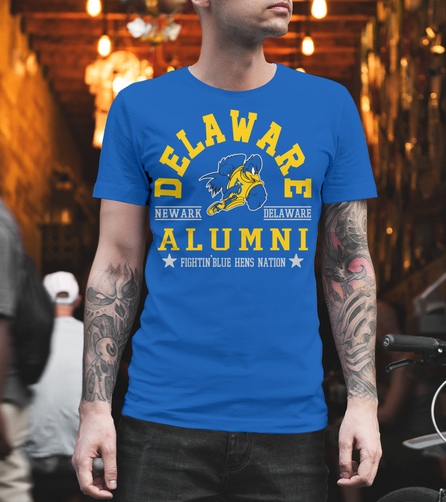 Delaware Newark Alumni Fightin' Blue Hens Nation T-Shirt