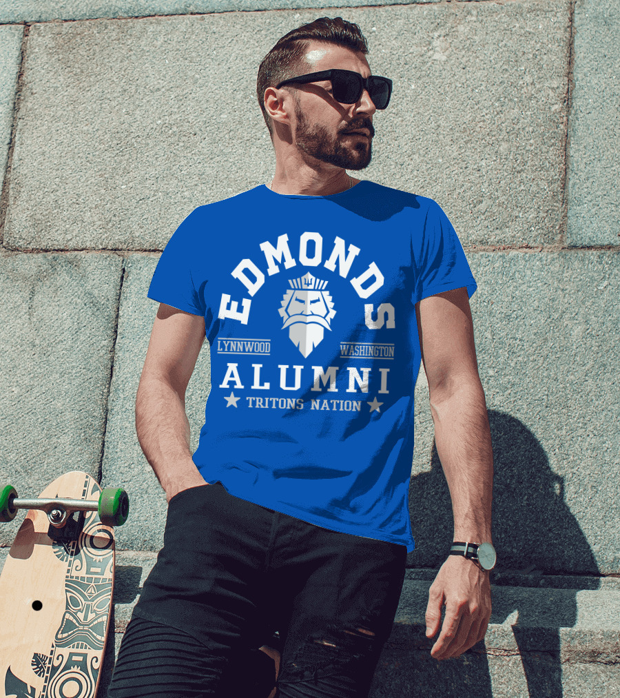 Edmonds Lynnwood Washington Alumni Tritons Nation T-Shirt