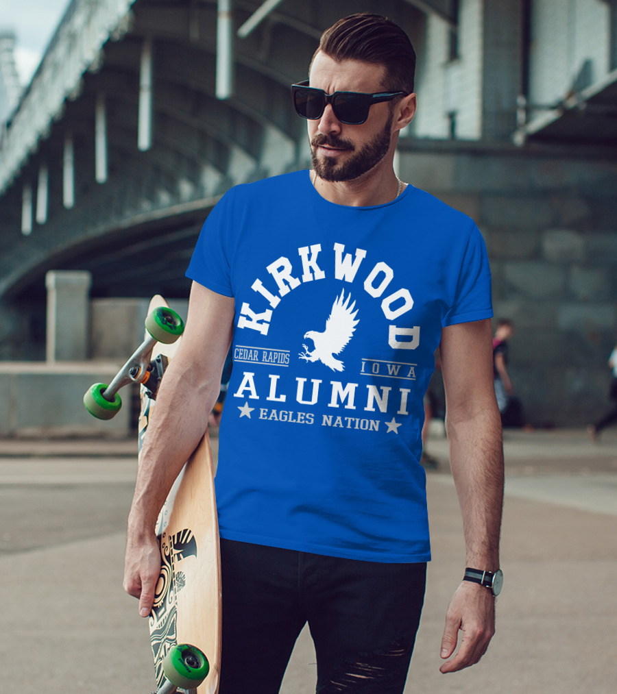 Kirkwood Cedar Rapids Iowa Alumni Eagles Nation T-Shirt
