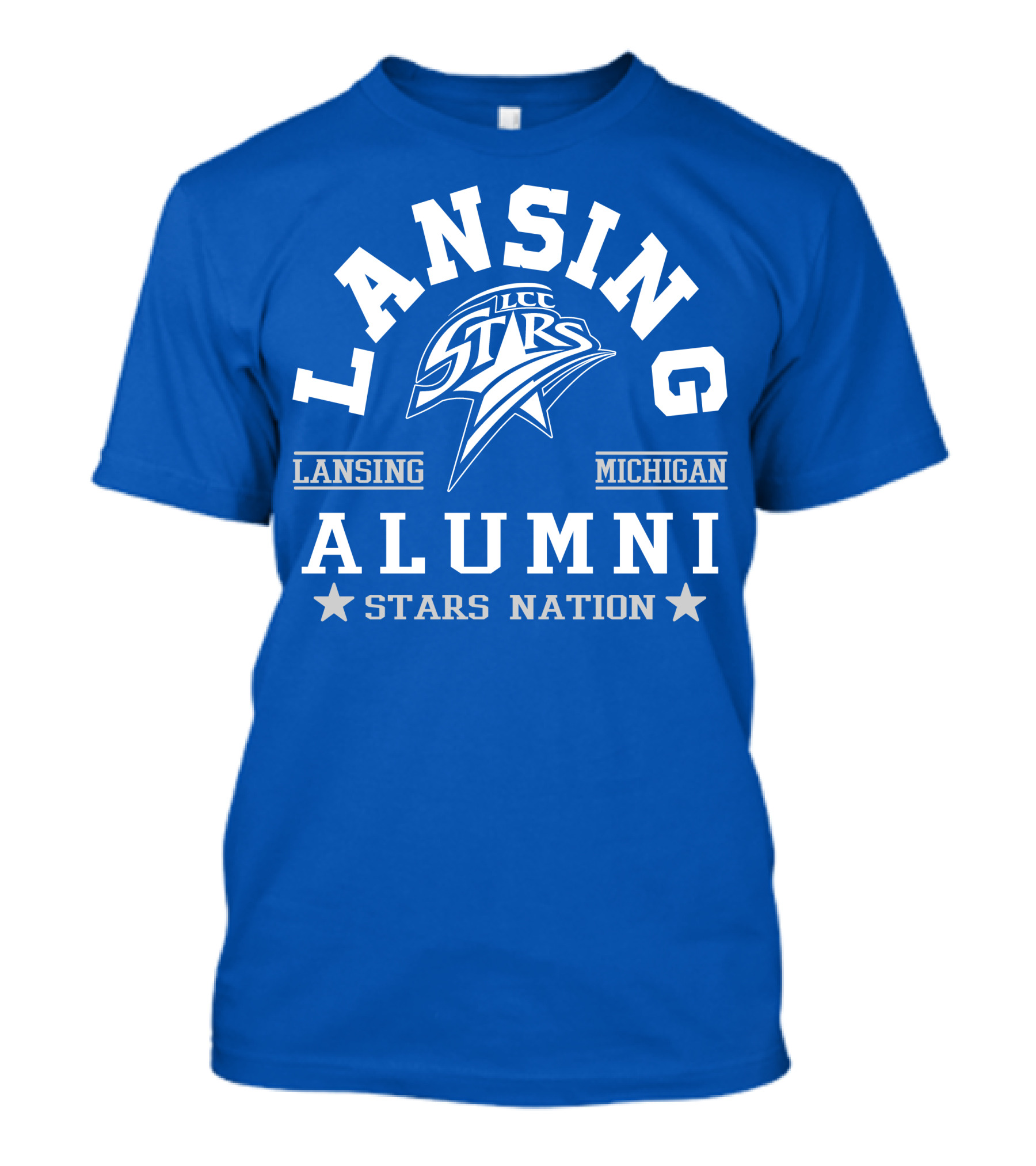 Lansing Michigan LCC Stars Alumni Stars Nation T-Shirt