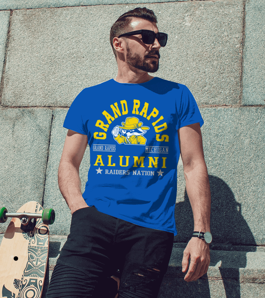 Grand Rapids Michigan Alumni Raiders Nation T-Shirt