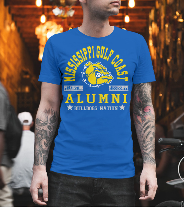 Mississippi Gulf Coast Alumni Bulldogs Nation Perkinston Mississippi T-Shirt Mississippi Gulf Coast Alumni Bulldogs Nation Perkinston Mississippi T-Shirt