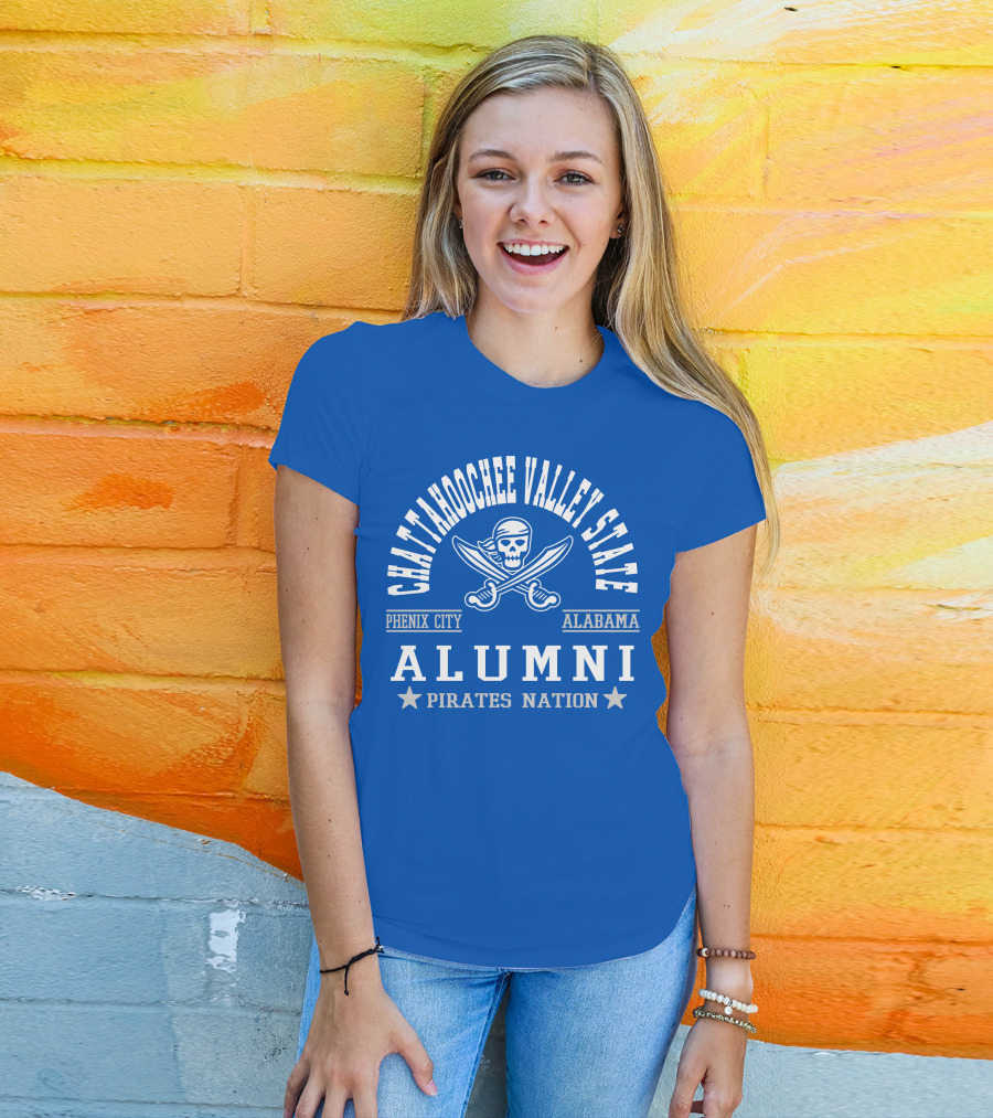 Chattahoochee Valley State Phenix City Alabama Alumni Pirates Nation T-Shirt
