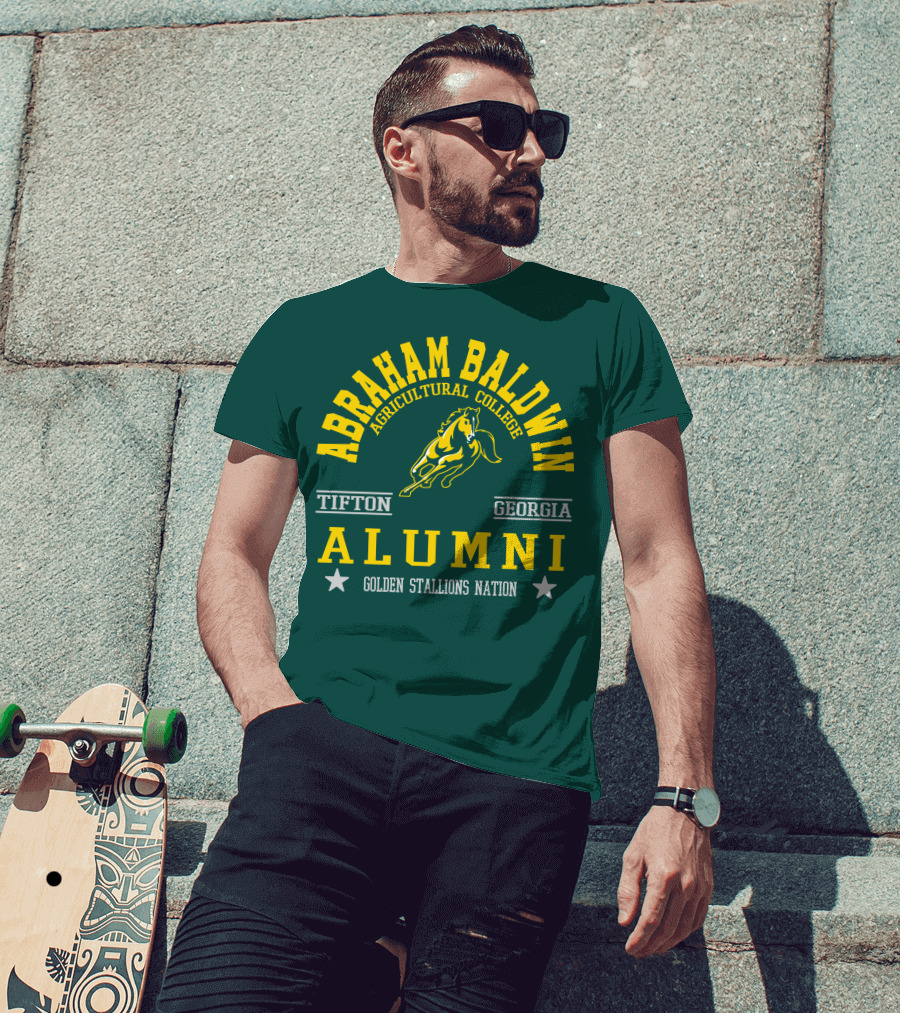 Abraham Baldwin Agricultural College Tifton Georgia Alumni Golden Stallions Nation T-Shirt