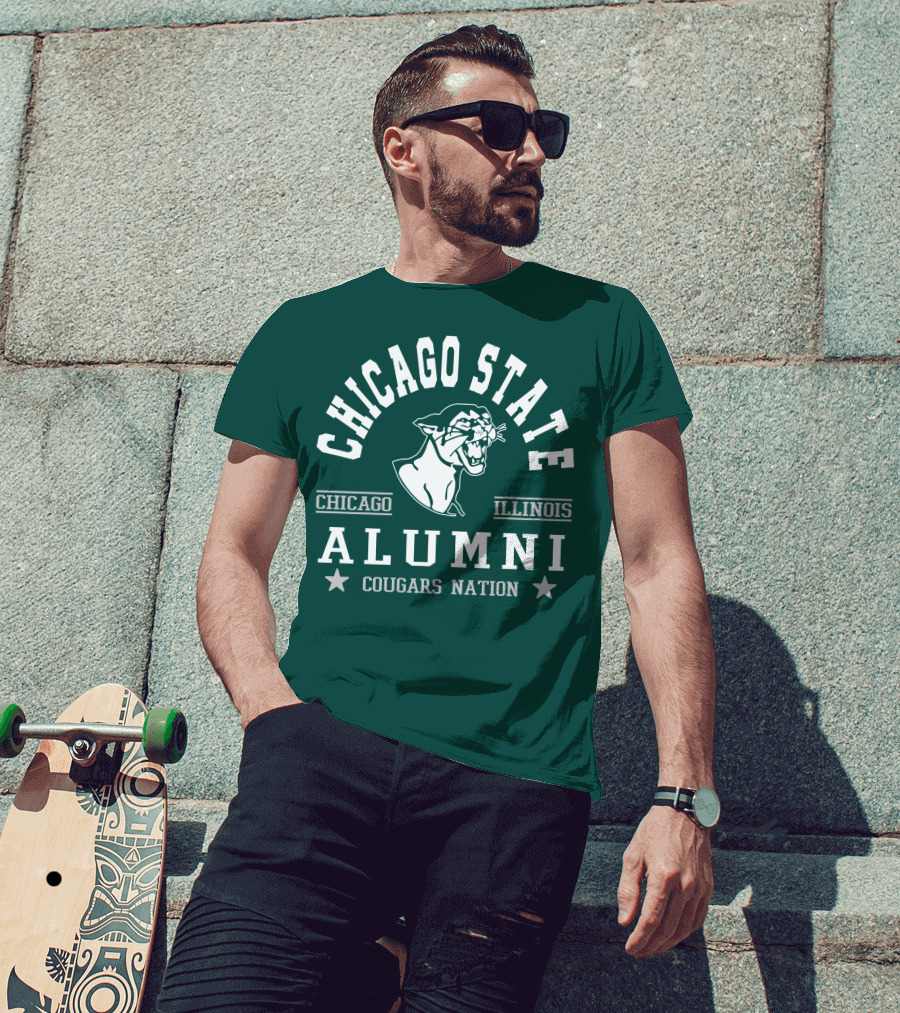 Chicago State Alumni Cougars Nation Illinois T-Shirt