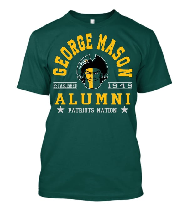 George Mason University Alumni Established 1949 Patriots Nation T-Shirt