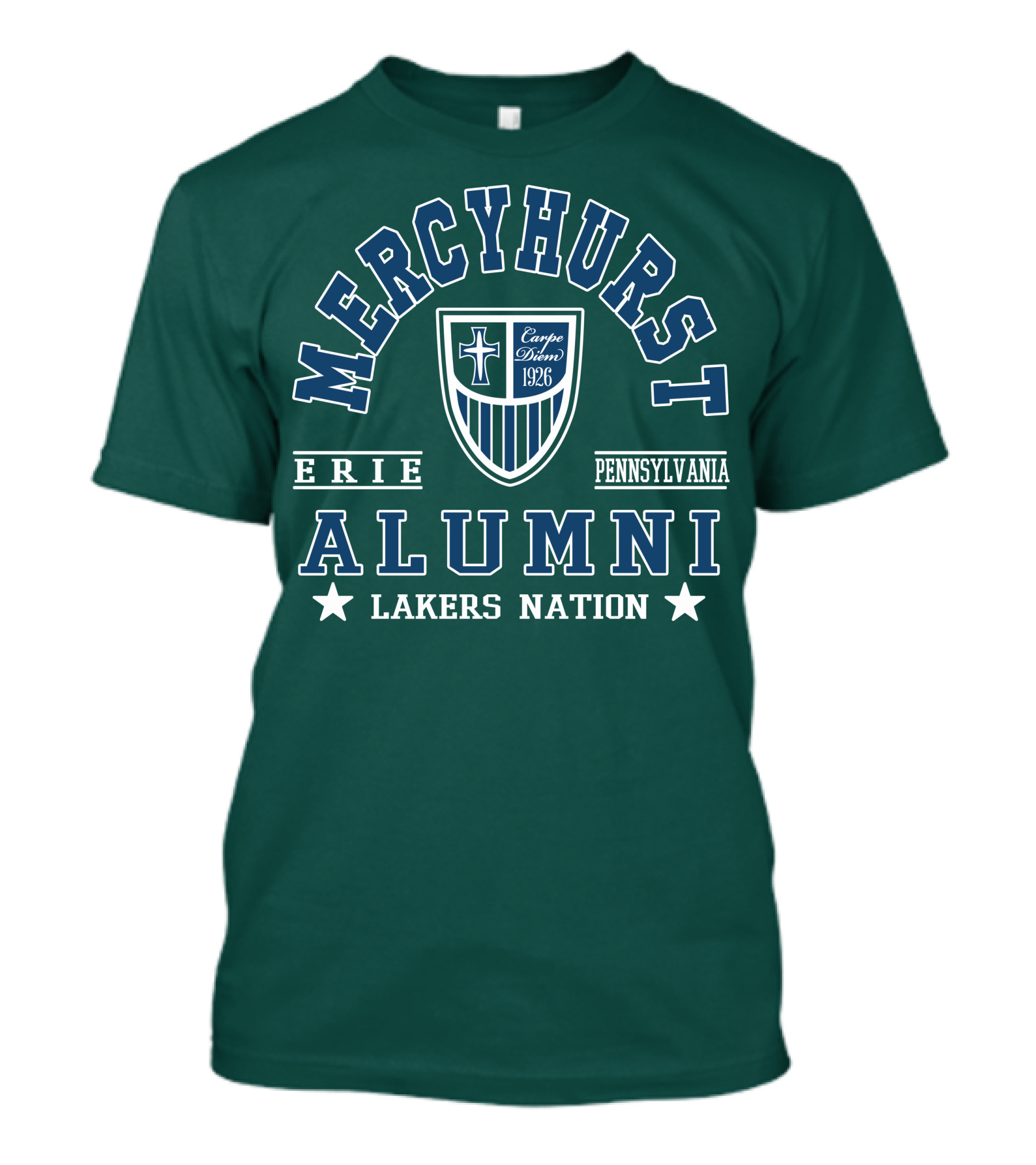 Mercyhurst Alumni Erie Pennsylvania Carpe Diem 1926 Lakers Nation T-Shirt