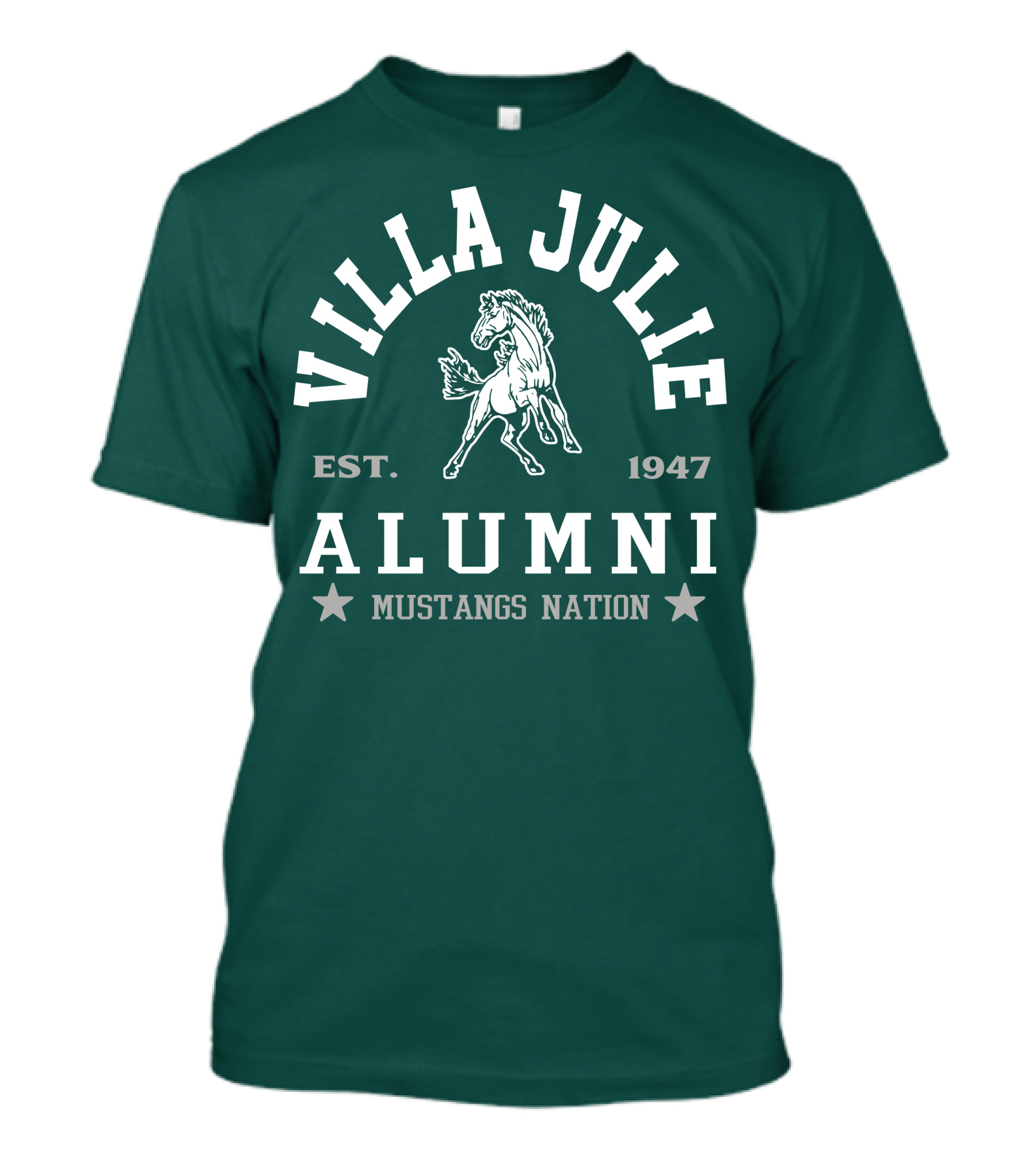 Villa Julie College Est. 1947 Alumni Mustangs Nation T-Shirt