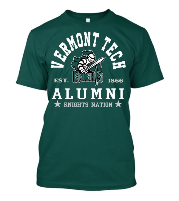 Vermont Tech Knights Alumni Est. 1866 Knights Nation T-Shirt