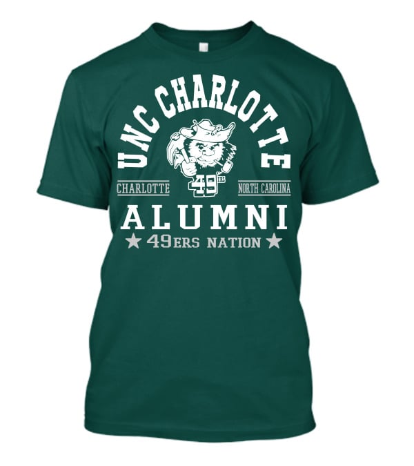 UNC Charlotte Alumni 49ers Nation Charlotte North Carolina T-Shirt